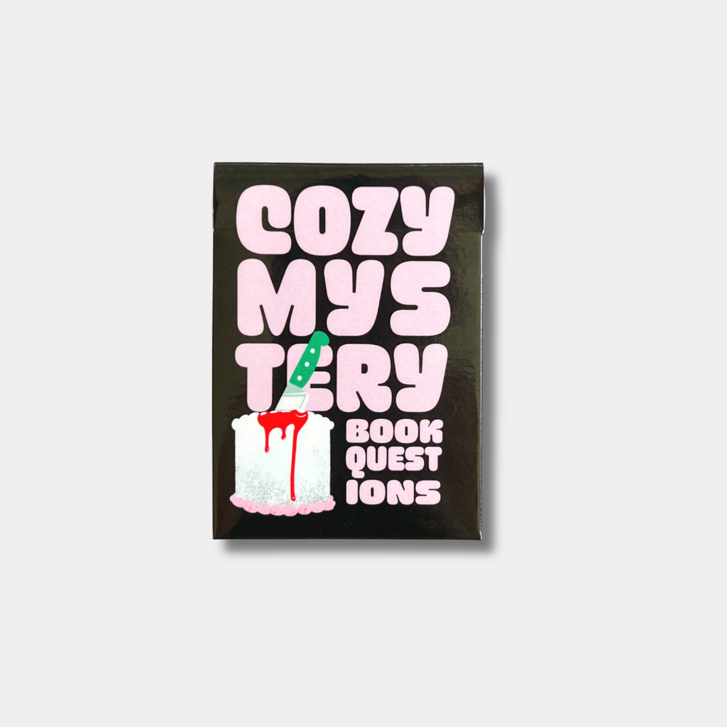 Cozy Mystery Book Club Question deck