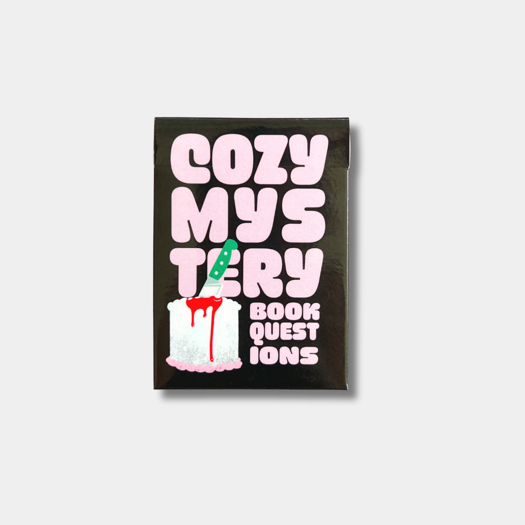 Cozy Mystery Book Club Question deck