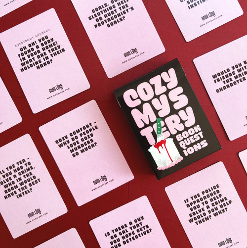Cozy Mystery Book Club Question deck