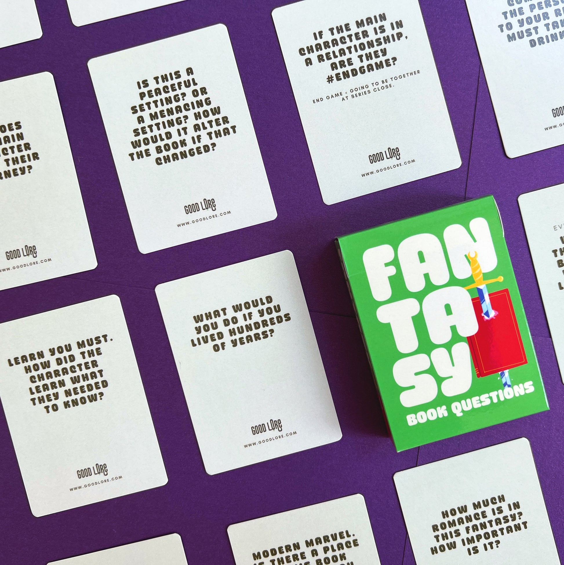 Fantasy Book Club Question Deck