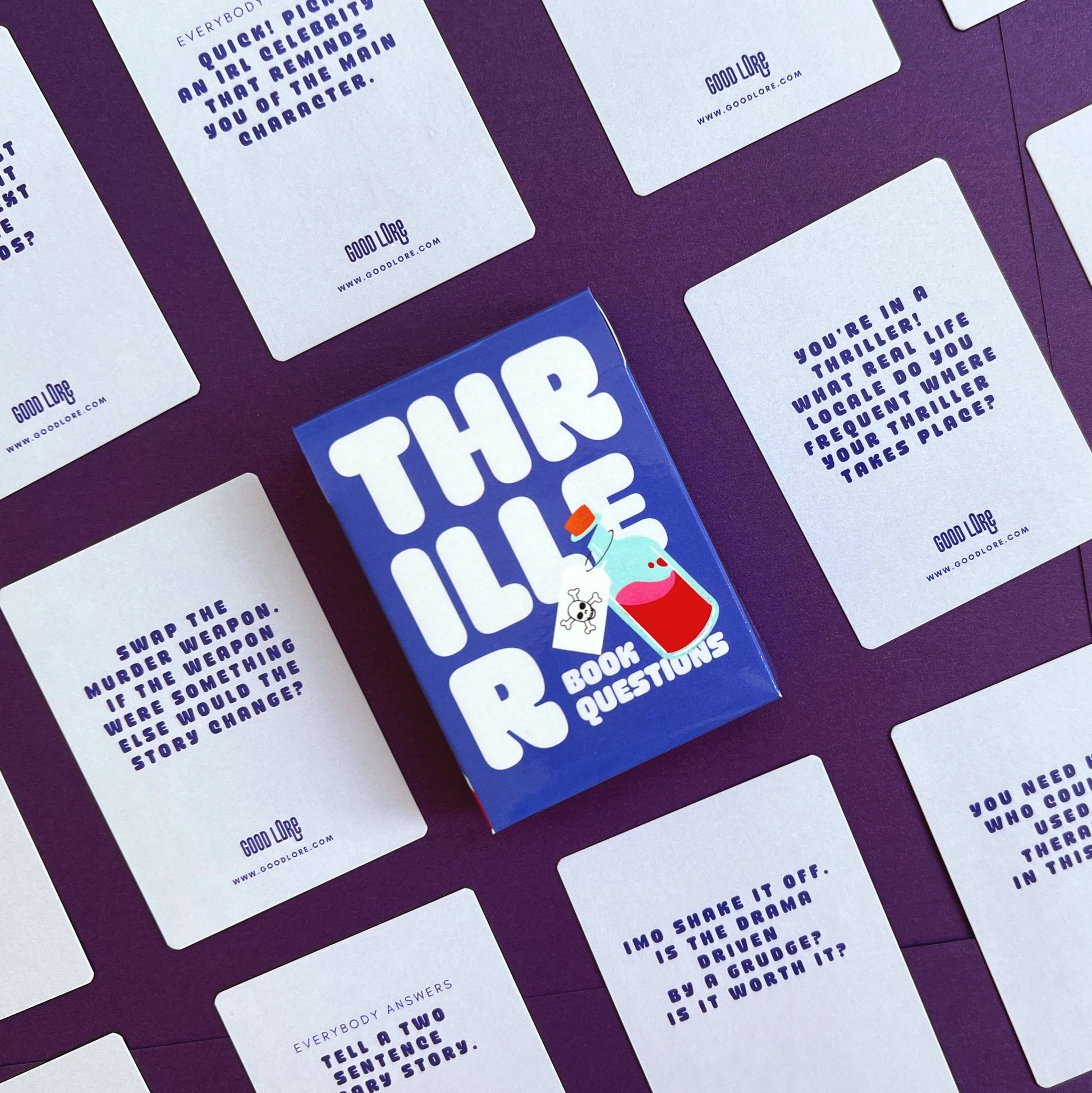 Thriller Book Club Question Deck