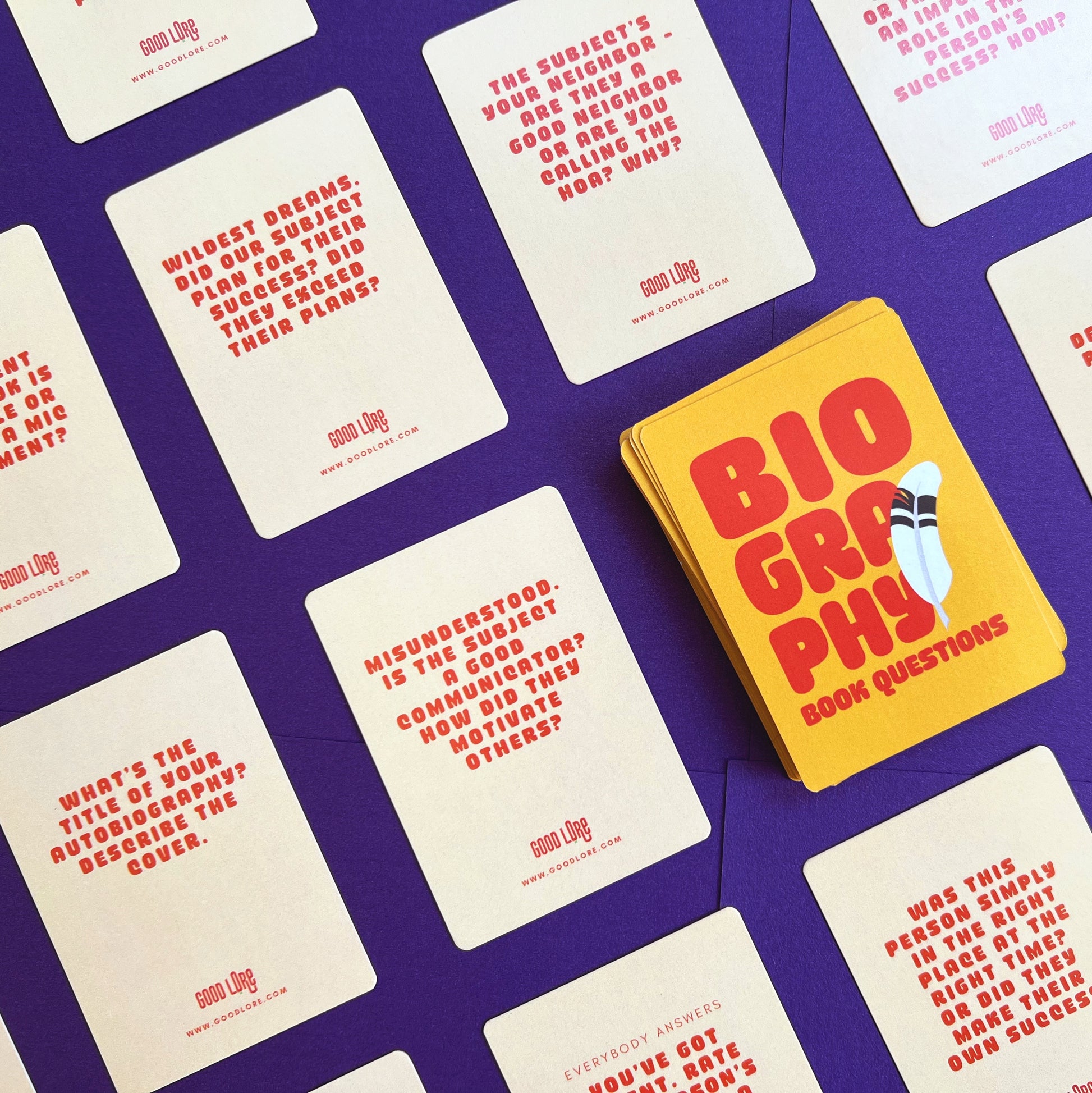 Autobiography/Biography Book Club Question Deck