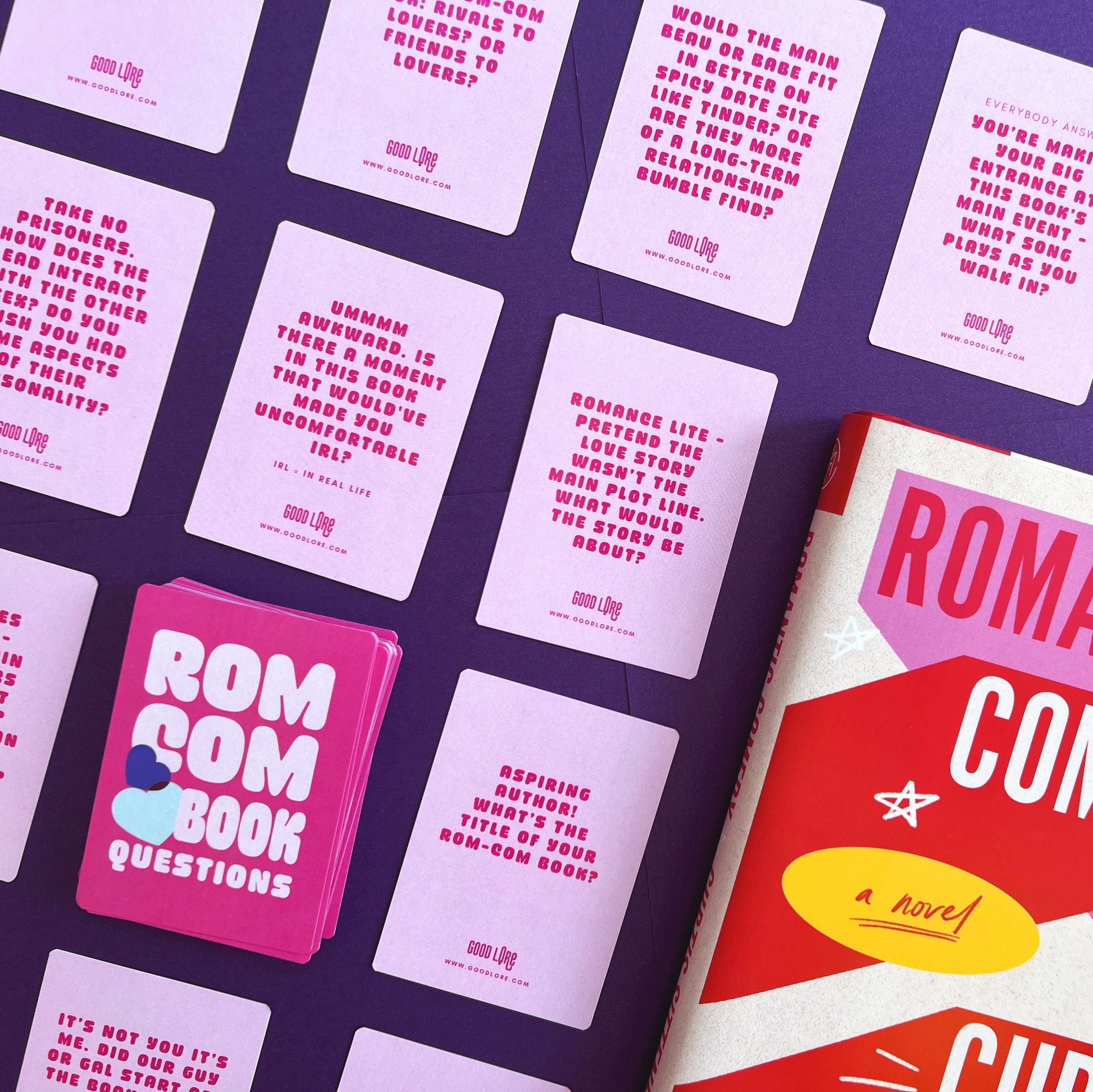 Rom-Com Book Club Question Deck