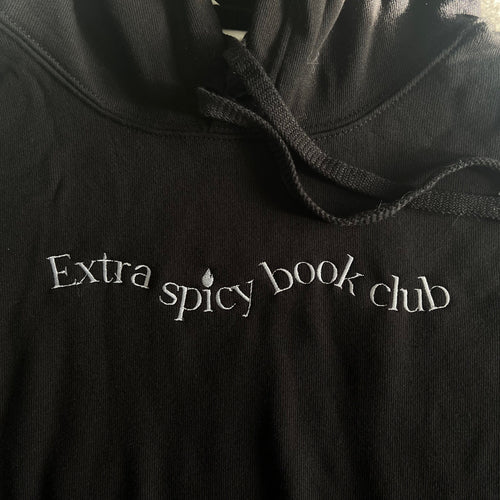 Extra Spicy Book Club Cropped Hoodie